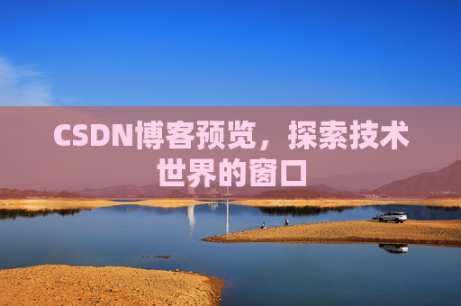 CSDN博客预览,探索技术世界的窗口